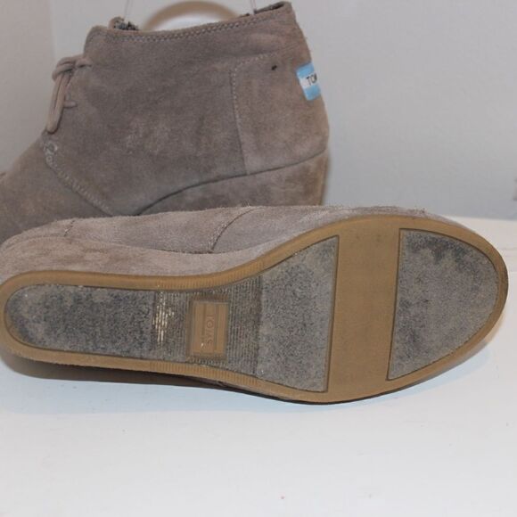 TOMS kala  Platform Wedge bootie Shoes Women Size 9 - Picture 11 of 11